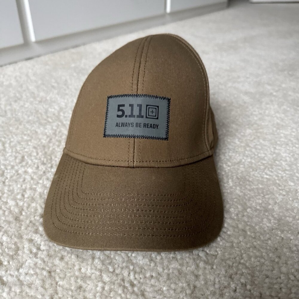 5.11 Tactical Series Hat Cap Snapback Mens Adjustable Brown Always Be Ready